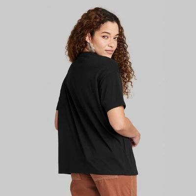 Women's Elbow Sleeve Oversized T-Shirt - Wild Fable™ White 2 Women's Elbow Sleeve Oversized T-Shirt - Wild Fable™ White - Image 2