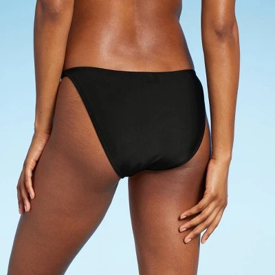 Women's Low-Rise Cheeky High Leg Bikini Bottom - Wild Fable™ Black 1 Women's Low-Rise Cheeky High Leg Bikini Bottom - Wild Fable™ Black