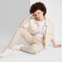 Women's High-Rise Tapered Perfect Sweatpants - Wild Fable™ Oatmeal -Outlet Modish Gems Store GUEST 1f43ed12 7011 4a6a 8ce0 ef9e39a4d64b 1