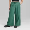 Women's Super-High Rise Soft Wide Leg Jeans - Wild Fable™ Green