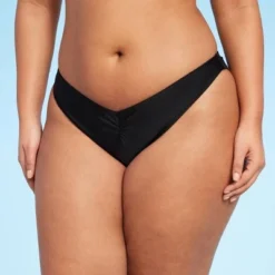 Women's V-Front Cheeky Extra High Leg Bikini Bottom - Wild Fable™ Black -Outlet Modish Gems Store GUEST 21ae1350 d98e 42fd 862a 52fef269dd3a