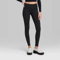 Women's High-Waisted ButterBliss Leggings - Wild Fable⢠Burgundy