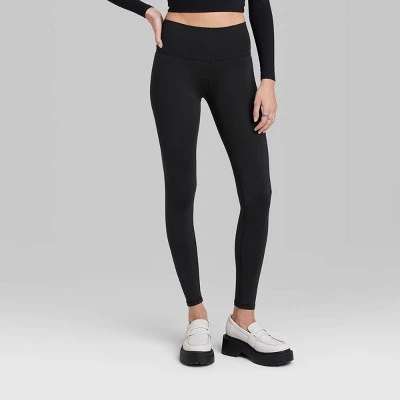 Women's High-Waisted ButterBliss Leggings - Wild Fable™ Burgundy 1 Women's High-Waisted ButterBliss Leggings - Wild Fable™ Burgundy