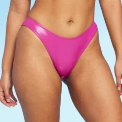 Women's Faux Leather Extra Cheeky Extra High Leg Bikini Bottom - Wild Fable™ Pink -Outlet Modish Gems Store GUEST 2894f898 63c0 4160 b609 6f6270919786
