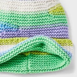 Pre-Consumed Recycled Pom Beanie - Wild Fable™ Green/purple -Outlet Modish Gems Store GUEST 3615b6f2 ec21 428c 9720 a96e8e3847fd