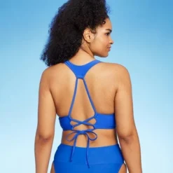 Women's Racer Back Bralette Bikini Top - Wild Fable™ Blue -Outlet Modish Gems Store GUEST 3dea4bee bde3 489d ae81 0caae82d6ede