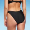 Women's V-Front Cheeky Extra High Leg Bikini Bottom - Wild Fable™ Black