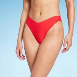 Women's Low-Rise Super Cheeky Extra High Leg Bikini Bottom - Wild Fable™ Red -Outlet Modish Gems Store GUEST 3fa959bf c9f4 4211 bffc 4fc9dedca151 5