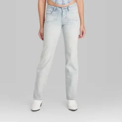 Women's Low-Rise Bootcut Jeans - Wild Fable™ Light Wash