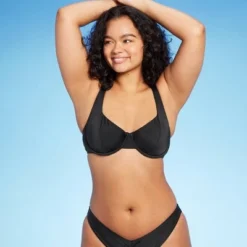 Women's Scoop Front Underwire Bikini Top - Wild Fable™ Black -Outlet Modish Gems Store GUEST 4af75c20 5527 44d1 bd34 c730f65a8df0