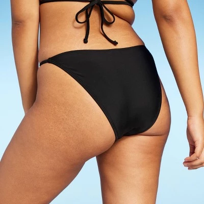 Women's Side Tab Extra Cheeky High Leg Bikini Bottom - Wild Fable™ Black 4 Women's Side Tab Extra Cheeky High Leg Bikini Bottom - Wild Fable™ Black - Image 4