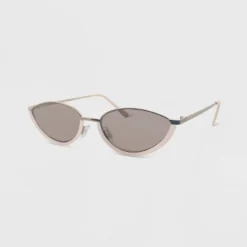Women's Metal Oval Sunglasses - Wild Fable™ Nude Gold