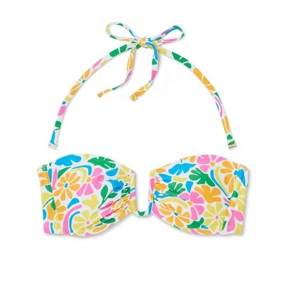 Women's Center Front U-Wire Bandeau Bikini Top - Wild Fable™ Red 8 Women's Center Front U-Wire Bandeau Bikini Top - Wild Fable™ Red - Image 8