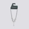 Layered Chain Necklace with Barbs, Pearls, & Hearts Charms - Wild Fable™ Silver