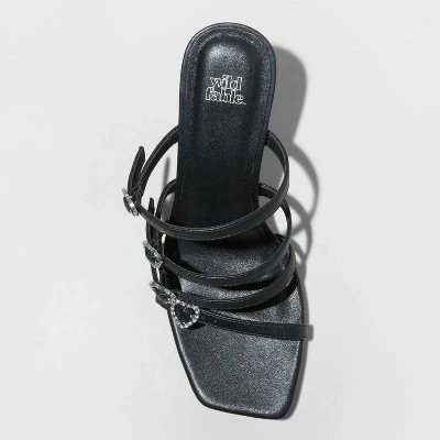 Women's Britt Mule Heels - Wild Fable™ Black 2 Women's Britt Mule Heels - Wild Fable™ Black - Image 2