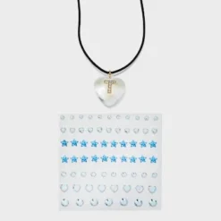 Acrylic Heart with Face Gems Pendant Necklace - Wild Fable™ Clear/Black 35 Acrylic Heart with Face Gems Pendant Necklace - Wild Fable™ Clear/Black -Outlet Modish Gems Store GUEST 754dd15a 9dec 4275 9846 b7e8073f0a1f