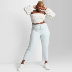 Women's Super-High Rise Tapered Jeans - Wild Fable™ Ultra Light Wash 37 Women's Super-High Rise Tapered Jeans - Wild Fable™ Ultra Light Wash -Outlet Modish Gems Store GUEST 79e6d69d f4aa 44a4 8d29 ad0d01314947 5