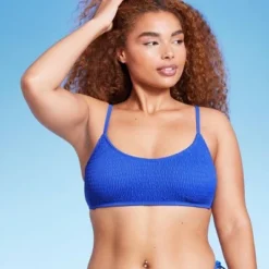 Women's Smocked Bralette Bikini Top - Wild Fable™ Red -Outlet Modish Gems Store GUEST 7e3481c5 7efb 43ce b1de b65522552256