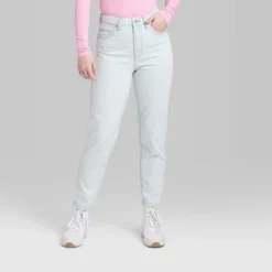 Women's Super-High Rise Tapered Jeans - Wild Fable⢠Ultra Light Wash