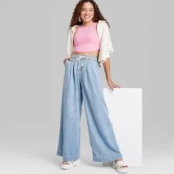 Women's Super-High Rise Soft Wide Leg Jeans - Wild Fable™ Blue -Outlet Modish Gems Store GUEST 925f6113 dc64 4c25 a397 4ffb7dad5a39 4