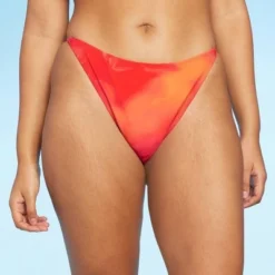Women's Dye Effect Cheeky Extra High Leg Bikini Bottom - Wild Fable™ Red/Orange -Outlet Modish Gems Store GUEST 97a8f7d3 5fc4 4550 8fcb 16f7494cc580