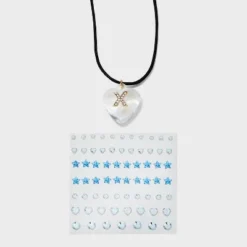 Acrylic Heart with Face Gems Pendant Necklace - Wild Fable™ Clear/Black 39 Acrylic Heart with Face Gems Pendant Necklace - Wild Fable™ Clear/Black -Outlet Modish Gems Store GUEST 9968e1b3 cf54 475f 9831 a3853e64eff1