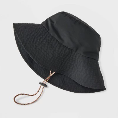 Nylon Bucket Hat - Wild Fable™ Black 1 Nylon Bucket Hat - Wild Fable™ Black