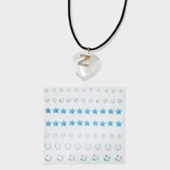 Acrylic Heart with Face Gems Pendant Necklace - Wild Fable™ Clear/Black 41 Acrylic Heart with Face Gems Pendant Necklace - Wild Fable™ Clear/Black -Outlet Modish Gems Store GUEST 9d4c57f2 5502 4486 ad2f bf585d278ddb