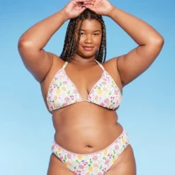 Women's Fruit Print Triangle Bikini Top - Wild Fable™ White -Outlet Modish Gems Store GUEST 9d701678 7c27 49fd 8e59 27d7447d600f 3