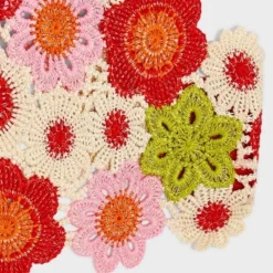 Crochet Headscarf - Wild Fable™ White/Red/Green/Floral Print -Outlet Modish Gems Store GUEST a5586d46 3096 49a1 92af 057a32e48bb6