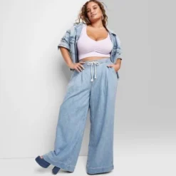 Women's Super-High Rise Soft Wide Leg Jeans - Wild Fable™ Blue -Outlet Modish Gems Store GUEST ac8b52e2 af70 4e14 92c9 d1a104e51cfc 4