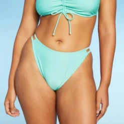 Women's Strappy Extra Cheeky Extra High Leg Bikini Bottom - Wild Fable™ Mint Green -Outlet Modish Gems Store GUEST ae69d0ad 03bc 474a 8860 0cc41f41d5c7