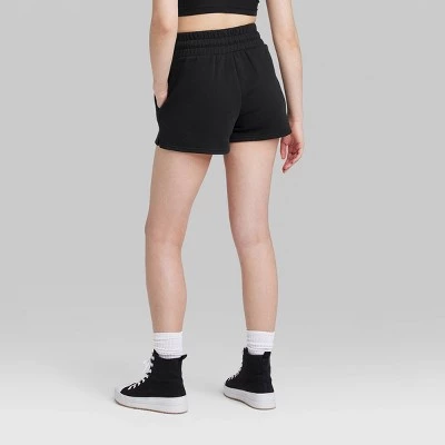 Women's Pull-On Perfect Fleece Shorts - Wild Fable™ Gray 2 Women's Pull-On Perfect Fleece Shorts - Wild Fable™ Gray - Image 2