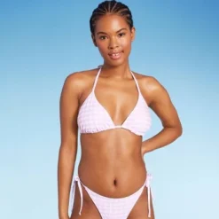 Women's Reversible Triangle Bikini Top - Wild Fable™ Orange Geo Tropical Print -Outlet Modish Gems Store GUEST b3d59011 4419 4a91 ba57 886e59d0a8f3