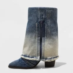 Women's Calista Boots - Wild Fable™ Blue Denim