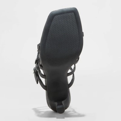 Women's Britt Mule Heels - Wild Fable™ Black 3 Women's Britt Mule Heels - Wild Fable™ Black - Image 3