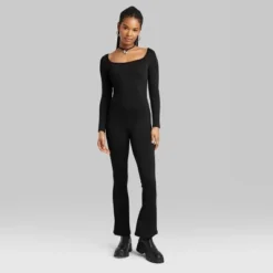 Women's Seamless Fabric Jumpsuit - Wild Fable™ Off-white