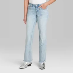 Women's Low-Rise Bootcut Charm Jeans - Wild Fable⢠Medium Wash