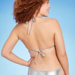 Women's Triangle Bikini Top - Wild Fable™ Teal Foil 7 Women's Triangle Bikini Top - Wild Fable™ Teal Foil -Outlet Modish Gems Store GUEST c38a9b63 0930 41b8 9ca0 7c7d13fe82fc