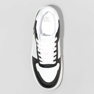 Women's Lola Lace-Up Sneakers - Wild Fable™ Black 2 Women's Lola Lace-Up Sneakers - Wild Fable™ Black - Image 2