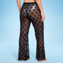Women's Sheer Lace Flare Cover Up Pants - Wild Fable™ Black -Outlet Modish Gems Store GUEST ce30a683 e57d 4152 bc63 3cef38617420