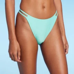 Women's Strappy Extra Cheeky Extra High Leg Bikini Bottom - Wild Fable™ Mint Green -Outlet Modish Gems Store GUEST d459a28f 6542 4f2d b9ab 0ea03a7ce897 4