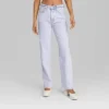 Women's 90's Relaxed Straight Jeans - Wild Fable™ Lilac Purple