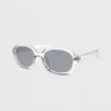 Women's Plastic Oval Sunglasses - Wild Fable™ Gray