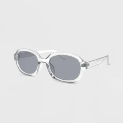 Women's Plastic Oval Sunglasses - Wild Fable™ Gray
