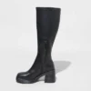 Women's Azzahya Stretch Tall Dress Boots - Wild Fable™ Black