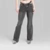 Women's High-Rise Cut Out Flare Jeans - Wild Fable™ Black Wash