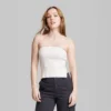 Women's Sweater Tube Top - Wild Fable™ Slate Gray