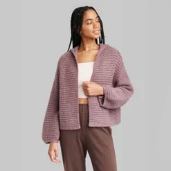 Women's Slouchy Sweater - Wild Fable™ Burgundy