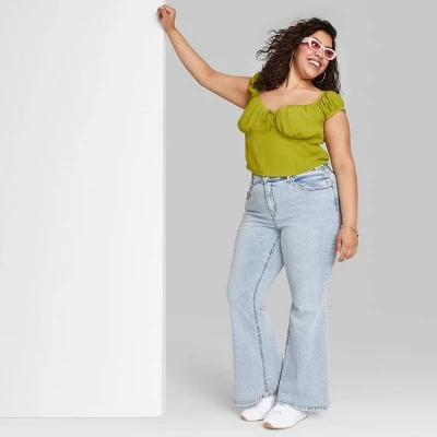 Women's High-Rise Flare Jeans - Wild Fable™ Light Wash 19 Women's High-Rise Flare Jeans - Wild Fable™ Light Wash - Image 19